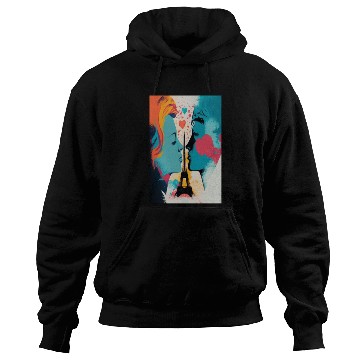 Discover Loving couple Eiffel Tower Valentine's Day Hoodies
