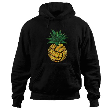 Discover Funny Pineapple Volleyball Hoodies