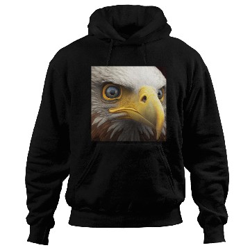 Discover bald eagle eyes hyper realistic hyper details Hoodies
