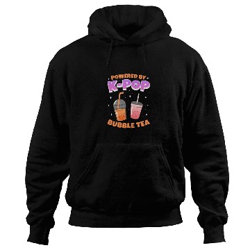 Discover Powered By K-pop Bubble Tea Hoodies