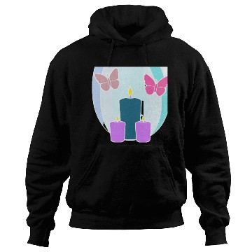 Discover colored candles Hoodies