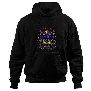 Discover Lettering And Ornaments For Mardi Gras Hoodies