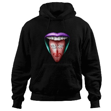 Discover Out Stretched Tongue For Mardi Gras Hoodies