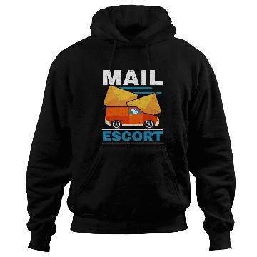 Discover Postal Worker Mailman Delivery Mail Escort Hoodies