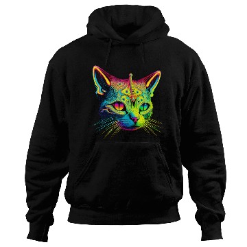 Discover Alien cosmic cat Hoodies