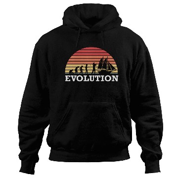 Discover Sailing Evolution Captain Sailing Anchor Ship Hoodies