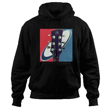 Discover Red White Blue Rock and Roll Themed Guitar Hoodies