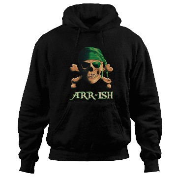 Discover ARRish Funny Irish Pirate Saint Patricks Day Hoodies