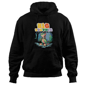 Discover Big Brother Dino Lover Hoodies