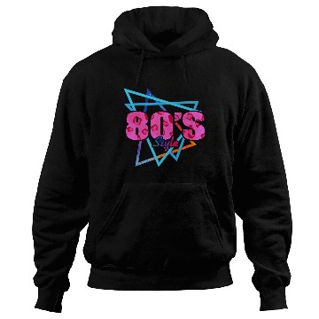 Discover 80's Style - Fun Retro Pink Leopard Print Hoodies