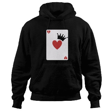 Discover love you on playing card Hoodies