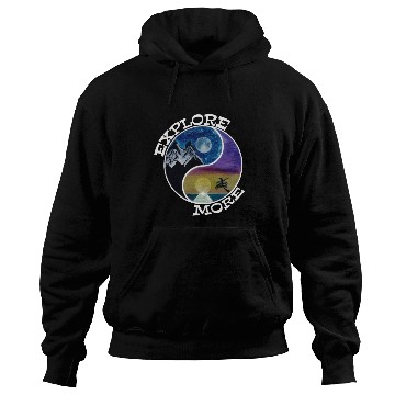 Discover Explore more mountains & oceans wanderlust guided Hoodies