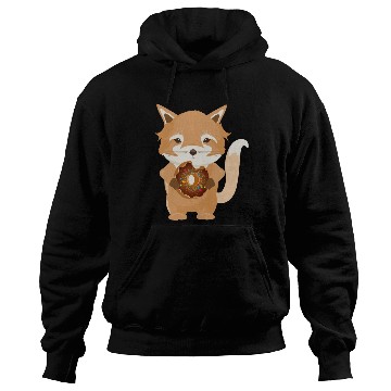 Discover magical little fox with delicious donut Hoodies
