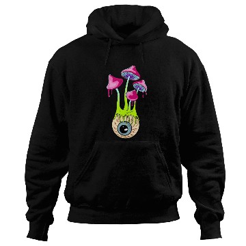 Discover trippy mushrooms, eyeball mushrooms Hoodies