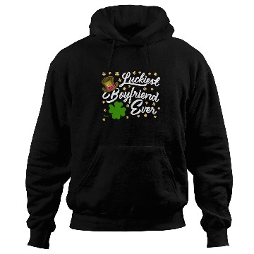 Discover Luckiest Boyfriend Ever Valentine's Day Hoodies