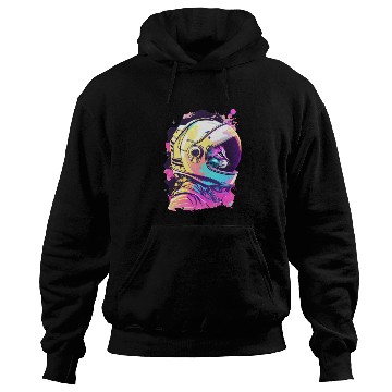 Discover Aesthetic Vaporwave Space Cat 80s 90s Astronaut Hoodies