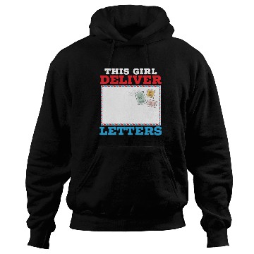 Discover Postal Worker Mail Lady Delivery Mail Escort Hoodies