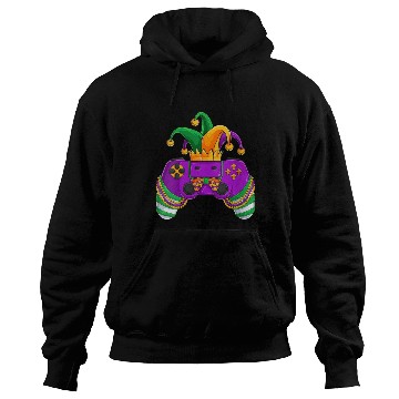 Discover Womens Funny Mardi Gras Video Games Controller Jes Hoodies