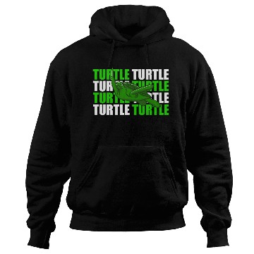 Discover Turtle illustration green Hoodies