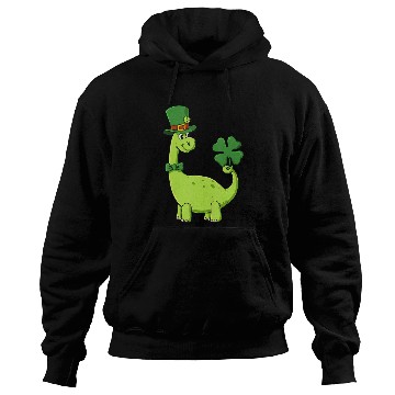 Discover Happy St PaT Rex Dinosaur Saint Patrick s Day Hoodies