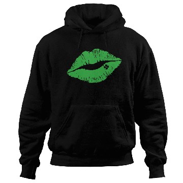 Discover Lips Shamrock Hoodies, St Patricks Day Presents