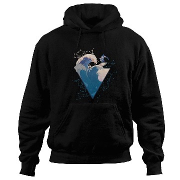 Discover Surfer on the wave Hoodies