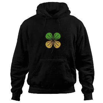 Discover Patrick s day four leaf clover png Hoodies