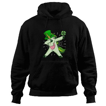 Discover Dabbing unicorn shamrock St. Patrick's Day Hoodies