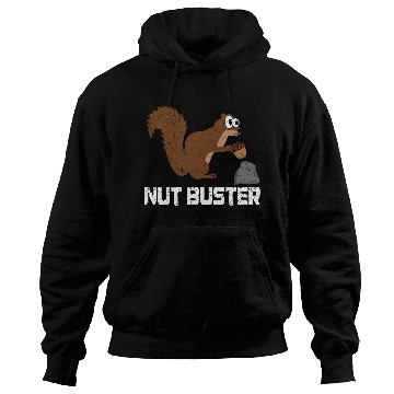 Discover Nut Buster, Funny Squirrel Pun Hoodies