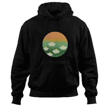 Discover Daisy Garden Scenery With Sunset Hoodies