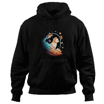 Discover Astronaut Cat Space Cat on Galaxy Cat Lover Hoodies