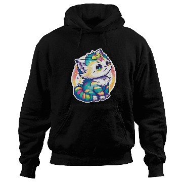 Discover Cute Chibi Kitten Hoodies