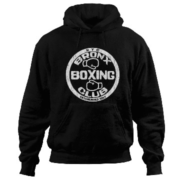 Discover Bronx Boxing Club Squared Circle Distressed Hoodies
