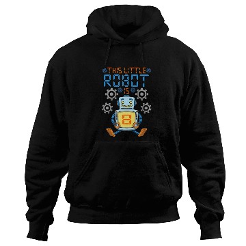 Discover Robot Birthday Outfit Boy 8th Robot Birthday Party Hoodies