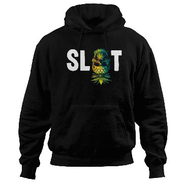 Discover Swinger Slut Upside Down Pineapple Skull Swinging Hoodies