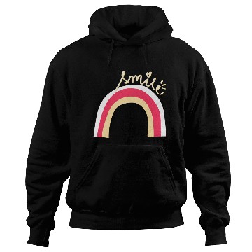 Discover Rainbow, Smile, Positive Quote Hoodies