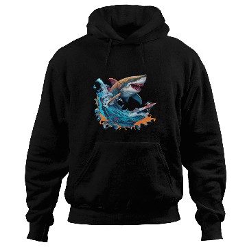 Discover shark game ps 4 Hoodies