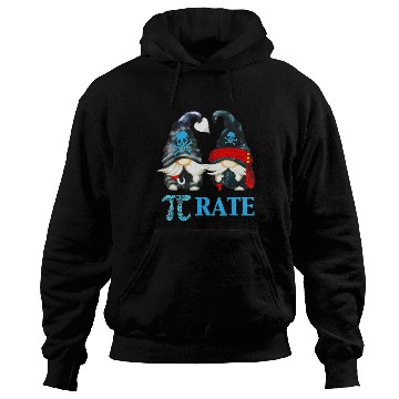 Discover Funny Pirate Gnome Octopus Pi Day Symbol For Math Hoodies