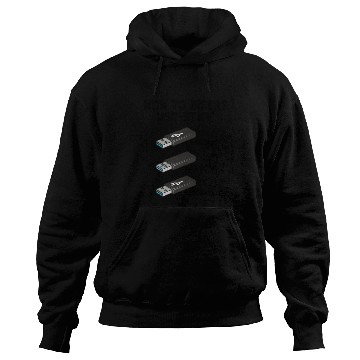 Discover How To Insert USB Stick Funny Programmer Meme Hoodies