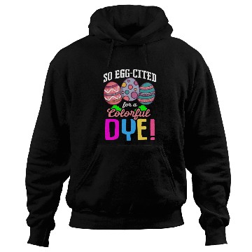 Discover Easter Colorful Egg Dye Rabbit Egg Hunt Hoodies