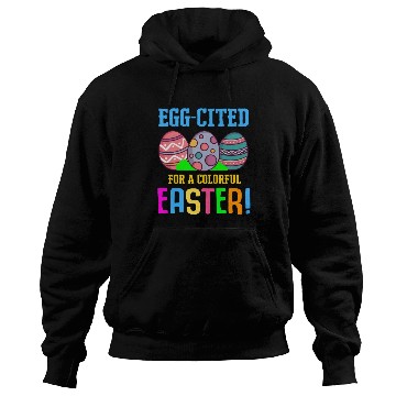 Discover Easter Colorful Egg Dye Rabbit Egg Hunt Hoodies