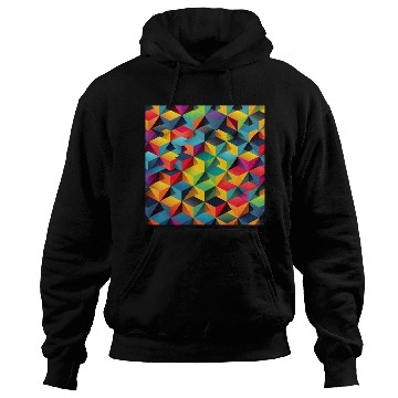 Discover geometric psychedelic wallpaper Hoodies