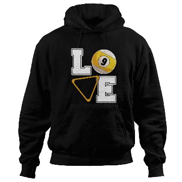 Discover Billiards Love Pool Player Billiards Lover Hoodies