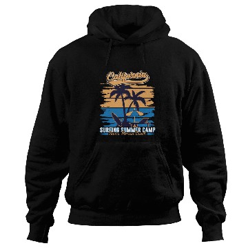 Discover California Surfing Summer Camp Hoodies