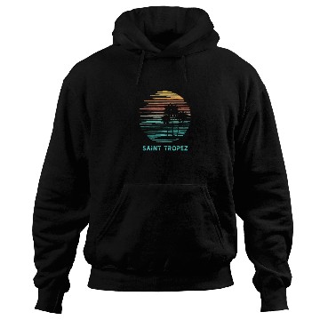Discover Saint Tropez Cool Souvenir Vacation Artistic Hoodies