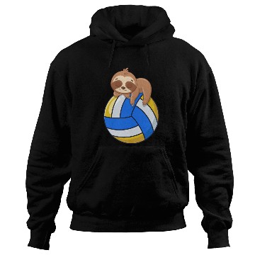 Discover Funny Volleyball Sloth Lover Hoodies