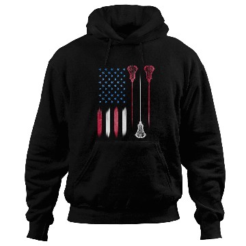 Discover Us Flag Colors Lax Usa Lacrosse Hoodies