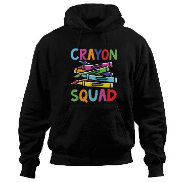 Discover Crayon Squad Student Back To School Hoodies