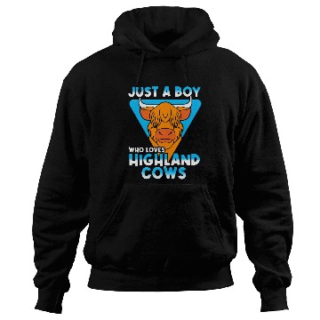 Discover Just A Boy Who Loves Highland Hoodies