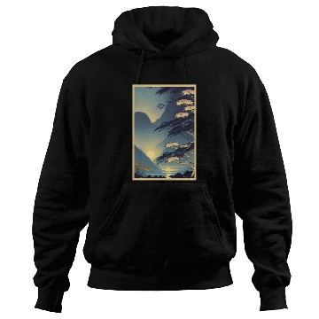 Discover Magic of Rainforest Night Poster Hoodies